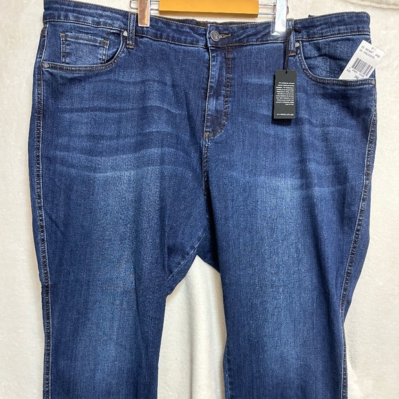 Kut From The Cloth Women's Jeans 24W Blue Reese Ankle Straight Leg High Rise - Picture 2 of 11
